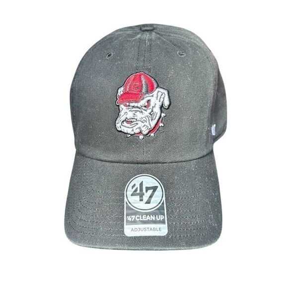Georgia Bulldogs '47 Brand Adjustable Baseball Cap Black Unisex - Picture 1 of 4